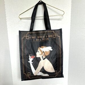 The Mob Museum Las Vegas a party without a drink Black recycled Tote Bag